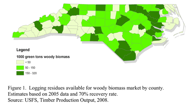 Thumbnail image for Economics of Harvesting Woody Biomass in North Carolina